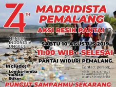 Aksi Resik Pantai Madrid Pemalang