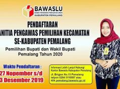 Dibuka, Seleksi Panswascam untuk Pilkada Kabupaten Pemalang Tahun 2020