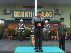 Kodim Pemalang Gelar Upacara Pengibaran Bendera 17-an Bulan Februari
