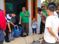 Bersama Dinas Lingkungan Hidup Tim KKN UPGRIS Beri Pengarahan Pengelolaan Sampah Di Dusun Kacangan.