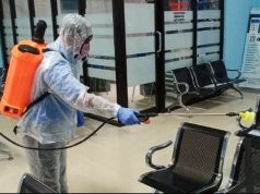 Cegah Penyeberan Virus Covid-19 Perumda Air Minum Tirta Mulia Semprot Disinfektan di Seluruh Ruangan Kantor
