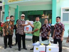 Perumda Tirta Mulia Beri Bantuan Alat APD Cegah Virus Covid-19