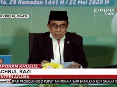 Pemerintah Tetapkan Idul Fitri Pada Minggu 24 Mei 2020