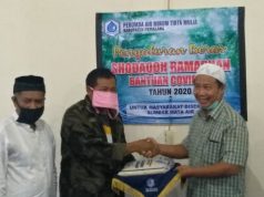 Perumda Air Minum Tirta Mulia Bagikan Sodaqoh 1.755 Kantong Beras