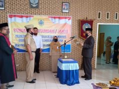 Wasis Winarno Dilantik Menjadi Penjabat Kepala Desa Pakembaran
