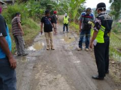 Jalan Penghubung Desa Bongas dan Desa Tundagan Mulai Diperbaiki