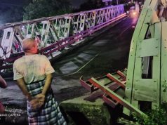 Jembatan Penghubung Pemalang dan Pekalongan Amblas