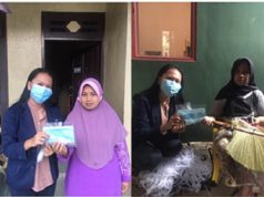 Mahasiswa KKN Upgris Bagikan Masker Kepada Warga Desa Majalangu