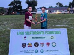 Mahasiswa KKN Upgris Gelar Laga Silahturahmi Exibition